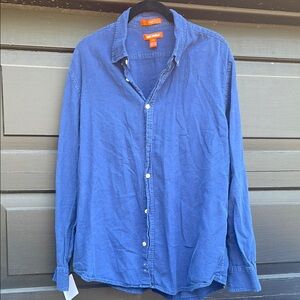 Joe Fresh Casual Blue Button-Down Shirt